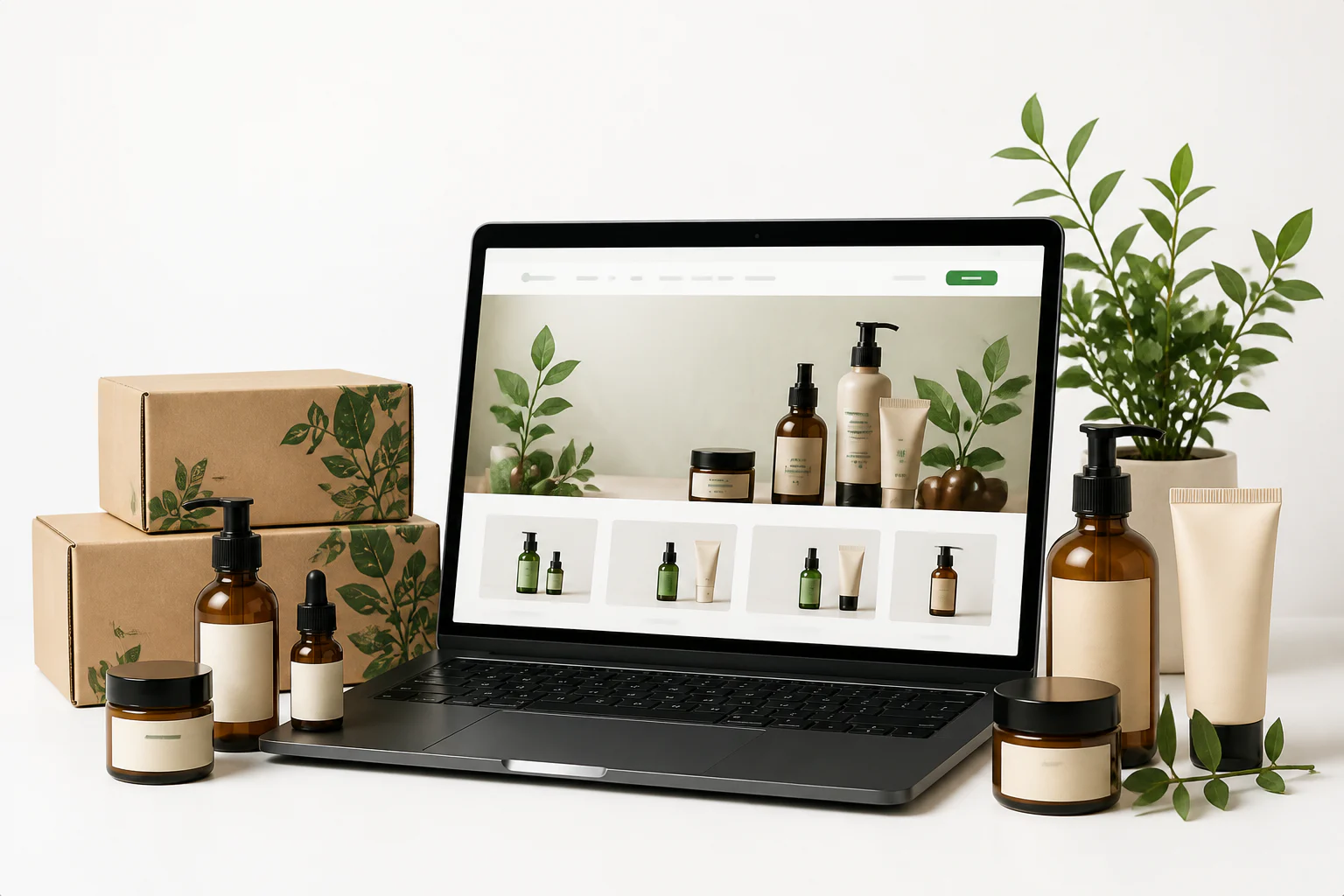 Un negozio online Shopify pianificato con catalogo, checkout e flusso di lavoro di evasione