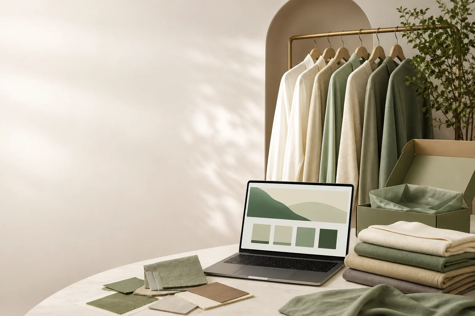 A capsule clothing collection prepared for a Shopify storefront